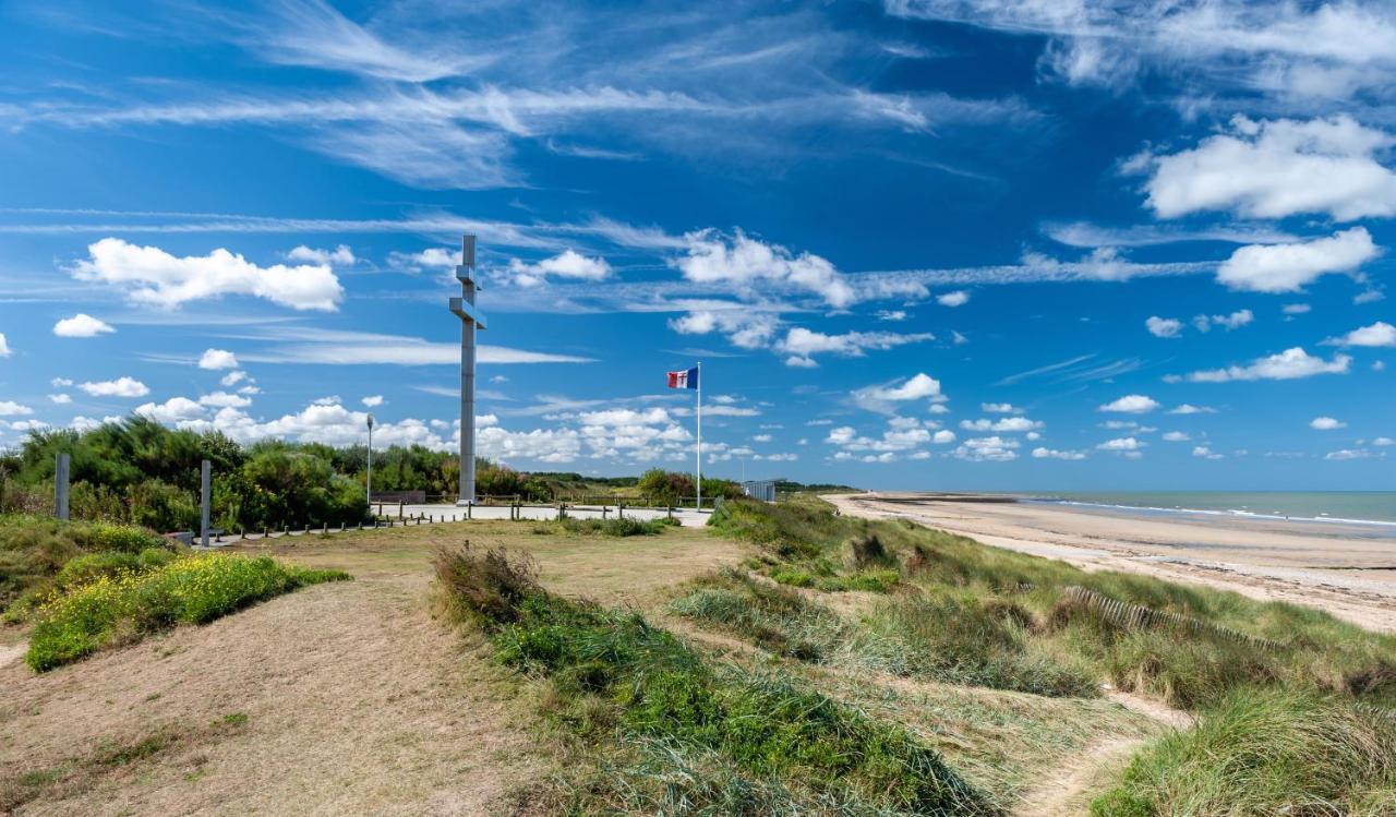 Apartamento Sénane - Joli studio à 50m de la plage, parking Courseulles-sur-Mer Exterior foto